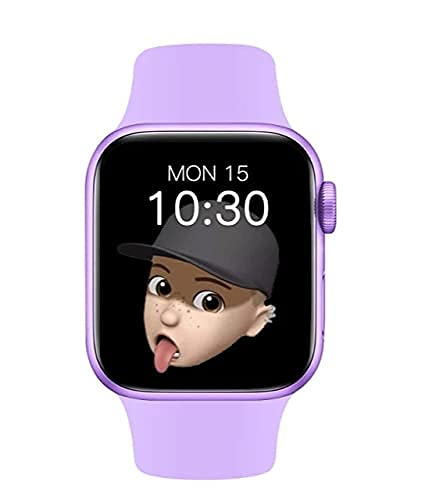X8 Max Smartwatch display showing a watch face with an emoji and time