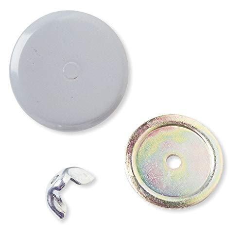 Wiegmann Gray Oiltight Hole Seal, Steel, 0.87