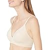 Amazon Essentials Women's Brushed MIRCOFIBER Wirefree Bra, Beige, 32B
