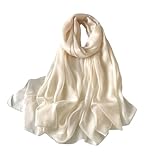 ストール ショール 大判 スカーフ 柔らかい 薄手 パーティ 披露宴 羽織り 無地 オールシーズン プレゼント UV対策 (03 シャンパンイエロー)