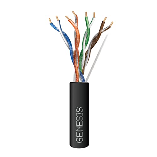 Genesis 50781108 Cat5e 24g Riser Cable 1000 Box Black miniatura 1