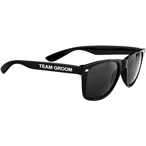 Image of LADY&HOME Bachelor Party 7pcs Wedding Sunglasses for Groom, Best Man, Groomsmen Gifts Wedding Favor