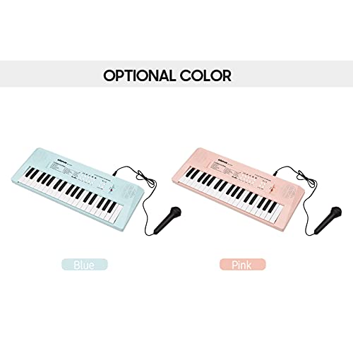 KOCAN Piano Electronique avec Mini Clavier Clavier Electronique 37 Touches Piano Piano pour Enfants Bleu,Piano électronique avec mini clavier - Les Beatles, Paul McCartney, John Lennon, RIngo Starr, George Harrison KOCAN Piano Electronique avec Mini Clavier Clavier Electronique 37 Touches Piano Piano pour Enfants Bleu,Piano électronique avec mini clavier – Image 4