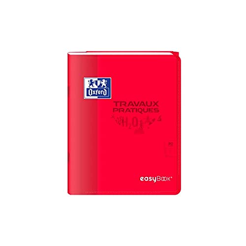 Oxford - Lotto di 10 quaderni TP esaybook rilegati, 17 x 22 cm, 80 p, 90 – 120 g, colori casuali