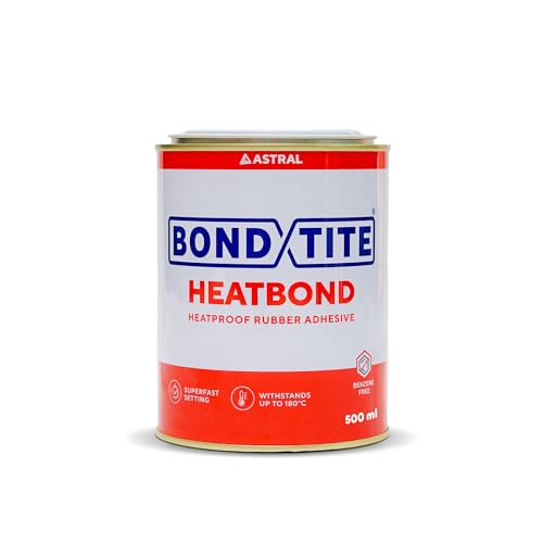 Image of Bondtite Heatbond, 500ml | Fast Setting Adhesive | Excellent Heat Resistance upto 180 C | Quick Grab & Strong Bonding