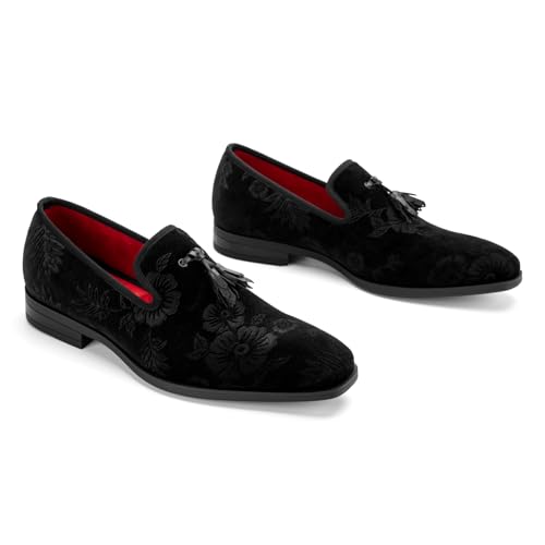 Image of JITAI Men's Fashion Loafers Wedding Shoes Loafers for Men Party Shoes