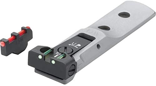Fiber Optic Rear Sight and Front Sight for S&W Revolver - TXT03F1