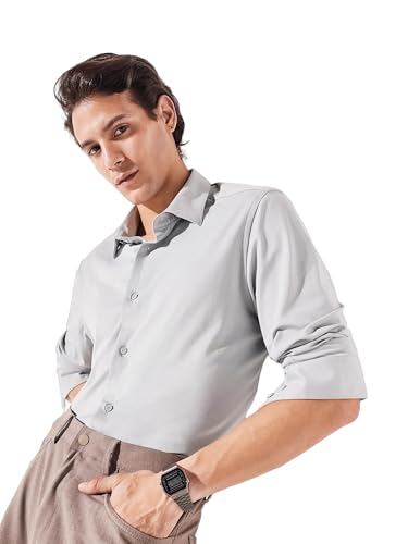 Image of Rare Rabbit Regular fit Plain Shirt