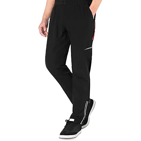 West Biking Cycling Trousers,Men’s Women Bike Pants, Breathable Lightweight Elasticated Waist Athletic Sweatpants with Zip Pockets for Workout Training,Outdoor Sports Gym Running Jogging Camping Cover