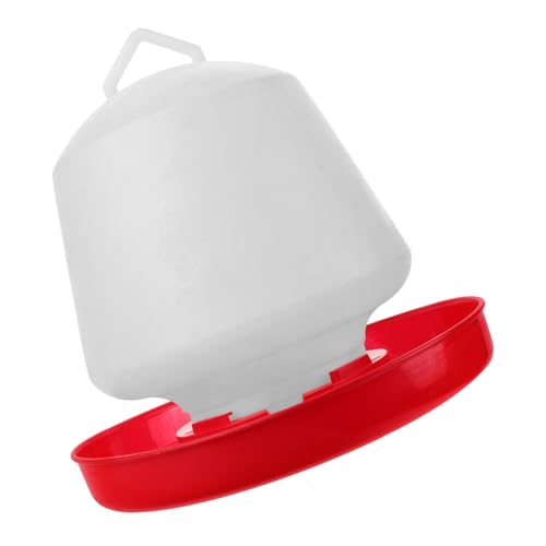 VICASKY Poultry Feeding Container Durable Chicken Water Feeding Trough for Goose and Poultry Convenient and Stable Design for Home Farm Use Capacity for Multiple Birds