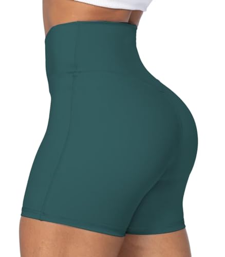 Image of Sunzel Crossover Biker Shorts for Women, No Front Seam V High Waist Yoga Workout Gym Shorts with Tummy Control | 4 Or 6-Inch Inseam, High Waisted, Tummy Control, Crossover Waist, Buttery Soft, No Front Seam, Squat Proof, Compression