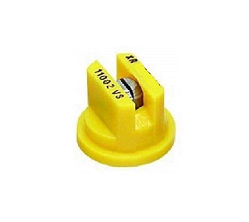 TeeJet Extended Range Flat Spray Tip 110° Yellow 0.2 GPM @ 40 PSI Farmer Bob's Parts XR11002-VS
