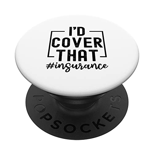Insurance Agent PopSockets Swappable PopGrip, Black