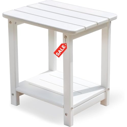 HZLBZYON Square Outdoor Side Table