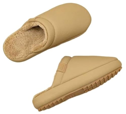 Caistre Fuzzy Slippers for Women with Memory Foam Warm Winter House Slippers Shoes Indoor Outdoor Faux Fur Anti-Skid Shoes for Men3