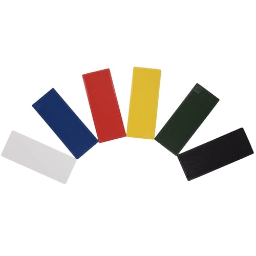 SKIR'CO Cales plates en plastique 1-6 mm, Packers de vitrage 40 x 100 mm, Entretoises de cadre, Packers de cadres de portes et fenêtres (Mix 4)