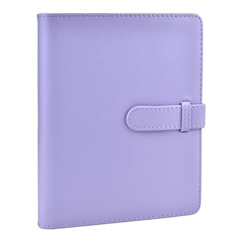HIYQIN Mini Photo Album,Mini PU Leather Album 256 Pockets for 3-inch Fuji Instax Mini 11/8/9/7s/25/70/90/ EVO Instant Camera Link Printer,Polaroid Snap PIC Cover
