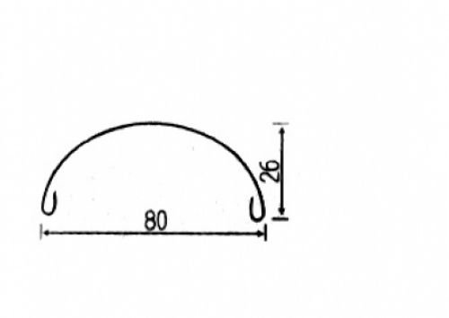 Classic Cycle Kurze Schutzbleche Fender Skirts schwarz 26