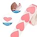 uxcell 500pcs Pink Heart Stickers 1 Inch Self-Adhesive Stickers Coding Label for DIY Crafts Homework, Office, Shop, Home, Classroom Marking