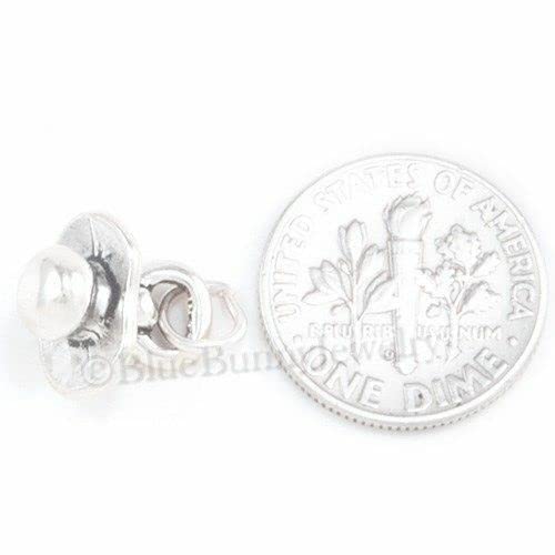 Generic Charm PACIFIER Mom Bracelet charm Pendant 925 Sterling Silver Cute 3D .925 Fast Free Supply