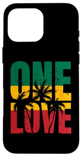 Rasta Reggae One Love Palm Tree Rastafari Jamaican Vacation X}zP[X iPhone 16 Pro Max p