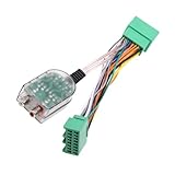 Opuweiy Add AMP Subwoofer Amplifier Adapter, Amp Amplifier Wire Harness, High/Low RCA Converter Adapter Plug...