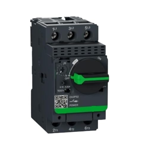 GV2-P07 disjoncteur moteur pour éviter la surcharge des moteurs triphasés 1,6 à 2,5 A