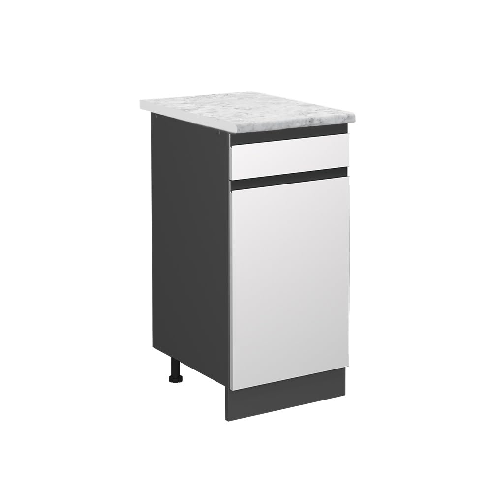 Vicco Kitchen base cabinet "Raul", White/Anthracite 40 cm — image 1