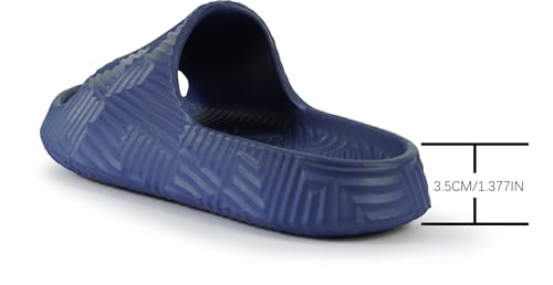 Image of Weweya Slides for Women and Men - Bathroom Shower Shoes - Non Slip House Slippers - Lightweight Beach Sandals