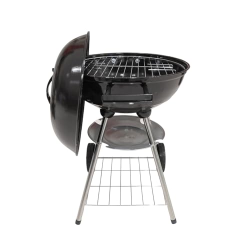 barbecue tondo con coperchio e 2 ruote bestbq