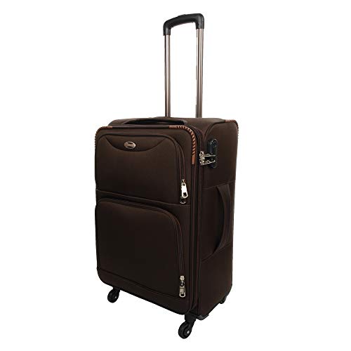 Image of STUNNERZ -Medium,Check-in Luggage -Trolley Bags,Travels Bags, Suitcase Tourist Bags |24 Inch | 62cm| (4-Wheels) 360 Degree| (Brown)
