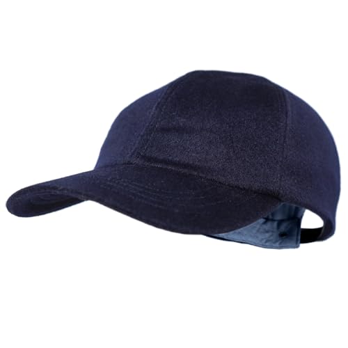 Borges & Scott - Cashmere Baseball Cap - Navy - One Size