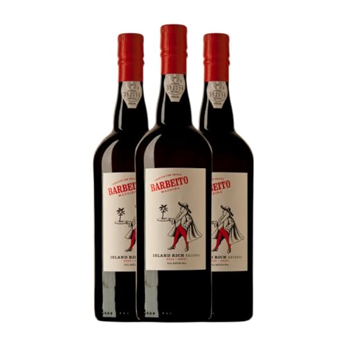 Barbeito Island Rich Sweet Tinta Negra Mole Madeira Reserva 5 Años 75 cl Vino tinto (Caja de 3 Botellas de 75 cl)