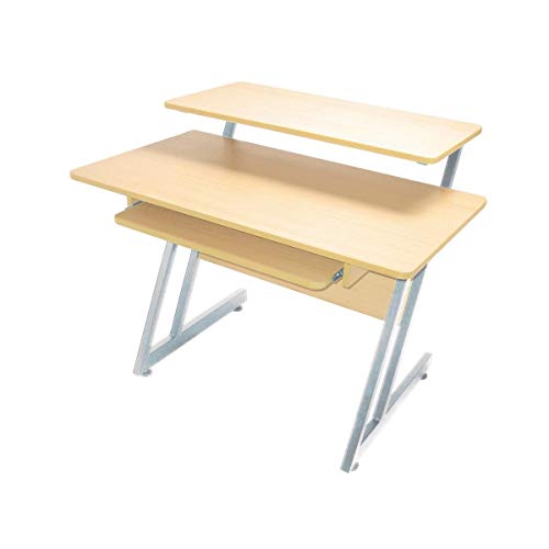 On-Stage WS7500MG Maple/Gray Steel Wood Workstation