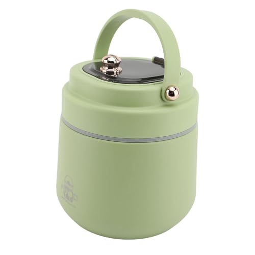 Tarro de comida de acero inoxidable Eujgoov, termo aislado de doble pared premium 6