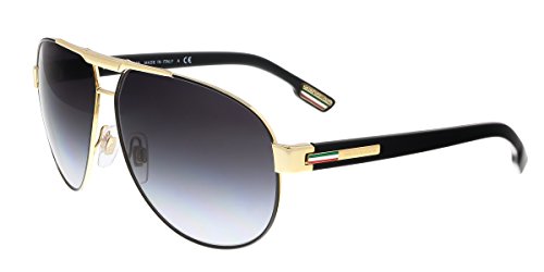 Dolce & Gabbana Men's DG2099 Sunglasses Gold/Black / Gray Gradient...