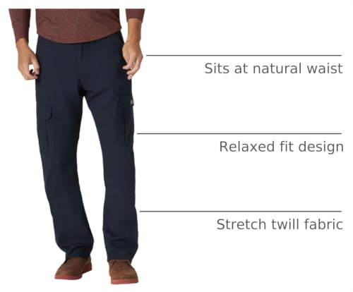 Image of Wrangler Authentics Men's Relaxed Fit Stretch Cargo Pant