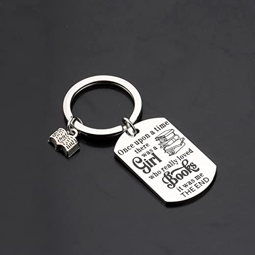 TIIMG Funny Book Lover Keychain Librarian Gift Reading Lover Gift Gift for Women Girls4
