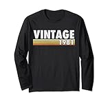 Photo Gallery vintage retro 40th birthday gift for men women 1981 best of maglia a manica Photo Gallery vintage retro 40th birthday gift for men women 1981 best of maglia a manica