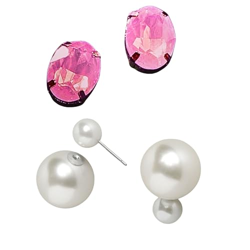 Image of Mansiyaorange Chunky Earrings Tops Stud For Women & Girls