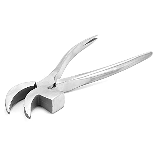 Lasting Pliers, Leather Craft Tool, Stainless Steel Pincers, Leather Craft Pliers, DIY Accessories for Shoemaking Cobblers Saddlers Silver
