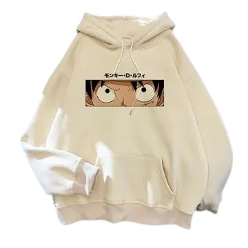 Anime One Piece Monkey D. Luffy Manga Casual Hoodies Sweatshirt Women Men’s Funny Cartoon Streetwear Tops Harajuku Warm Hoodies