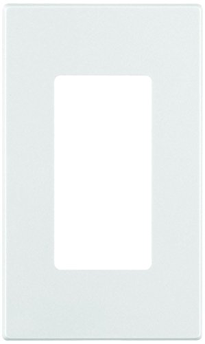 Image of Leviton 1-Gang Decora Plus Screwless Wall Plate, 80301-SW, White (Pack of 4)