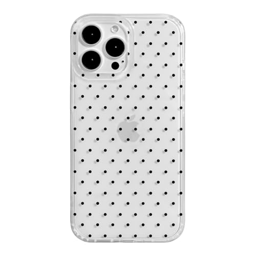 Coque iPhone 15 Pro Max esthétique à pois pour protéger votre téléphone au quotidien