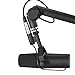 Gator Frameworks Deluxe Desk-Mounted Broadcast Microphone Boom Stand For Podcasts & Recording, Integrated XLR Cable, (GFWBCBM3000)