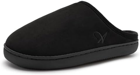Athlefit Women's Fuzzy House Slippers Indoor Outdoor Warm Fluffy Slip-on Slide Slippers Shoes