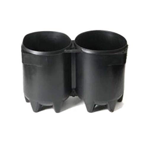 Base para bibotellas 2X10L Tecnomar Accb-11 de diseno robusto Talla D 171mm en color negro