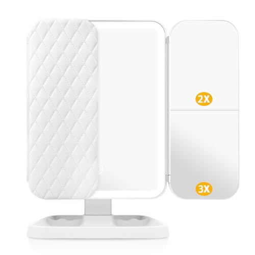 Auxmir Lighted Makeup Mirror 1x/2x/3x
