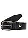 JACK & JONES Herren Jjipaul Jjleather Belt Noos G rtel, Schwarz (Black Black), 105 cm Herstellergr e EU