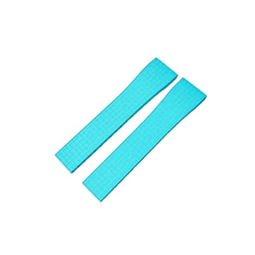 [ȓX] CTSV[Y FKMo[EHb`oh bNXΉ fCgWXgΉ/Tu}[iΉ JeBG 20mm 22mm tH[fBOobNt h(Cyan,22MM_SILVER BUCKLE)